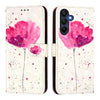 For Samsung Galaxy A26 5G 3D Painting Horizontal Flip Leather Phone Case(Flower)