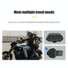LX2 Motorcycle Helmet Bluetooth Earphone Waterproof Noise Canceling Motorcycle Headphones(Black)