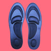 One Pair 4D Sport Sponge Soft Insole High Heel Shoe Pad Pain Relief Insert Cushion Pad for Woman(Dark Blue)