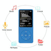 Fashion Portable LCD Screen FM Radio Video Games Movie MP3 MP4 Player Mini Walkman, Memory Capacity:4GB(Green)
