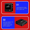 GD10 128G Built-In 40000+ Games Dual System Set-Top Box 3D Home 4K HD  TV Game Console Box US Plug(Black)