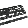 European Standard Single-strip Plastic License Plate Frame, Specification: Carbon Pattern