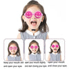 3 PCS Children Funny Glasses Toys Amusing Tricky Props(Black)