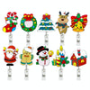 68cm Christmas Cartoon Pull Badge Reel Rotatable Certificate Buckle, Style: Scarf Elk