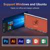 Ninkear N4 Windows 11 WiFi 6 Bluetooth 5.2 Mini PC, 16GB+512GB, AMD Ryzen 5 4600H(US Plug)