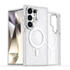 For Samsung Galaxy S23 Ultra 5G Glitter MagSafe Shockproof Phone Case(White)