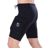 SLINK Dive Pocket Shorts Rafting Rowing Pants, Size: XL(Black)