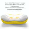 Waist And Back Massager Lumbar Vertebra Car Neck Massage Pillow, Specification: Charging Model Gray