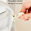 Anti Dirty Handle Toilet Lid Lifter Bathroom Bidet Seat Lifting Lid Kit(Milk White)