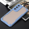 For Samsung Galaxy S24 FE 5G Armor Glaze PC Hybrid TPU Phone Case(Blue)