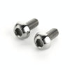 2 PCS Bicycle Accessories Titanium Bottle Cage Screw M5 12mm(Titanium Color)