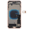 iPhone 8 Plus Back Cover Assembly (Rose Gold) - Keys, Speaker, Tray
