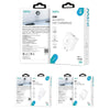 TOTUDESIGN UW128 23W USB-A to Type-C GaN Watch Fast Charging Travel Charger, Plug:UK Plug(White)