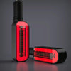 2 PCS D12V Motorcycle LED Waterproof Dynamic Blinker Side Lights Flowing Water Turn Signal Light with Handle (Red Light)