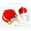 Red Velvet Pet Crown Hat (S) - Dog & Cat Costume Accessory