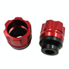 2 Pairs Motorcycle Modified Accessories Anti-Drop Cup CNC Aluminum Alloy Anti-Collision And Shock Absorbing Front Fork Cup(Red)