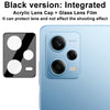 For Xiaomi Redmi Note 12 Pro 5G China/Indian imak High Definition Integrated Glass Lens Film Black Version