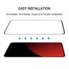 For Xiaomi Civi 4 Pro / 14 Civi 9H HD 3D Curved Edge Tempered Glass Film(Black)