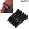 20 PCS Professional Alligator Shape Hair Clip Women Plastic Bobby Pin Hairpins Bow Headband Girls Styling Tools(10 Pcs Black)