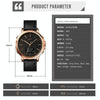 SKMEI 1652 Dual Movement Sports Leather Alloy Male Watch, Color: Rose Gold Shell Black Machine