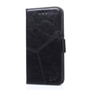 For Asus Zenfone 9 Geometric Stitching Leather Phone Case(Black)