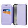 For Samsung Galaxy S25+ 5G Magnetic Armor Series RFID Card Slots Leather Phone Case(Purple)
