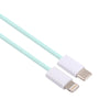 12W PD USB-C / Type-C to 8 Pin Data Cable, Cable Length: 1m(Green)
