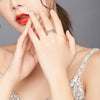 S925 Sterling Silver Woven Texture Hollow Women Open Ring