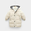 JT-1001 Children Thickened Windproof And Warm Cotton Clothes Coat, Size: 140(Beige)