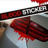 Red Blood DIY Car Sticker Car Styling Car-cover
