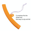 6 PCS Thickening Wear Resistant Scratch-Resistant Tire Wheel Steel Ring Protective Cover(Yellow)