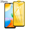 For Xiaomi Redmi 10C 25pcs 9D Full Glue Full Screen Tempered Glass Film
