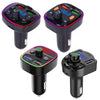 Q3 3.1A USB+PD Bluetooth Car Charger Car FM Transmitter Colorful Lighting