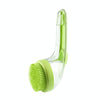 Long Handle Pet Bath Brush with Shampoo Dispenser, Green