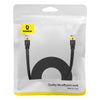 Baseus PCWL-A104 High Speed CAT7 10Gigabit Ethernet Flat Cable, Length:8m(Black)