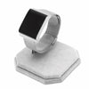 Suede C-Shaped Retractable Single Watch Holder(Cryet)