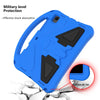 For Galaxy Tab S6 Lite P610/P615 EVA Flat Anti Falling Protective Case Shell with Holder(Blue)