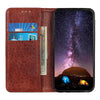 For Galaxy A71 5G Magnetic Crazy Horse Texture Horizontal Flip Leather Case with Holder & Card Slots & Wallet(Brown)