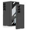 For Samsung Galaxy Z Fold6 Slim GKK Integrated Metal Paint Skin Feel Leather Full Coverage Phone Case(Black)