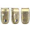Men Electric Shaver Full Metal Body Reciprocating Shaver(Gold+Knife Net)