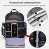 Cwatcun Shoulder Digital Camera Bag Outdoor Nylon Photography Backpack(Black (Big size))