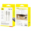 Baseus Titanium Alloy Series 20W USB-C / Type-C to 8 Pin Fast Charging Cable, Length:1m(Gold)