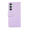 For Samsung Galaxy A35 5G ABEEL Delicate Texture Splicing RFID Leather Phone Case(Purple)