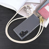 Type-C to 8 Pin Braid Data Cable Phone Anti-lost Crossbody Lanyard, Length: 1.2m(Black)