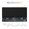 6.86inch Dual Butt Button Knob Player MP5 With Backup Camera Function / Bluetooth / CarPlay(Standard)
