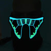 FG-MA-013 Halloween Mask Voice Control LED Cold Light Terror Cosplay Mask