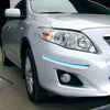 4 PCS Universal Car Auto Plastic Wrap Rubber Front Rear Body Bumper Guard Protector Strip Sticker