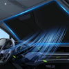 Car Windshield Sun Protection Heat Insulation Special-shaped Sunshade, Size: Large