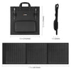 HAWEEL 60W Foldable Solar Panel Charger Travel Folding Bag(Black)