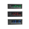 3 in 1 Car High-precision Electronic LED Luminous Clock + Thermometer + Voltmeter(Green)